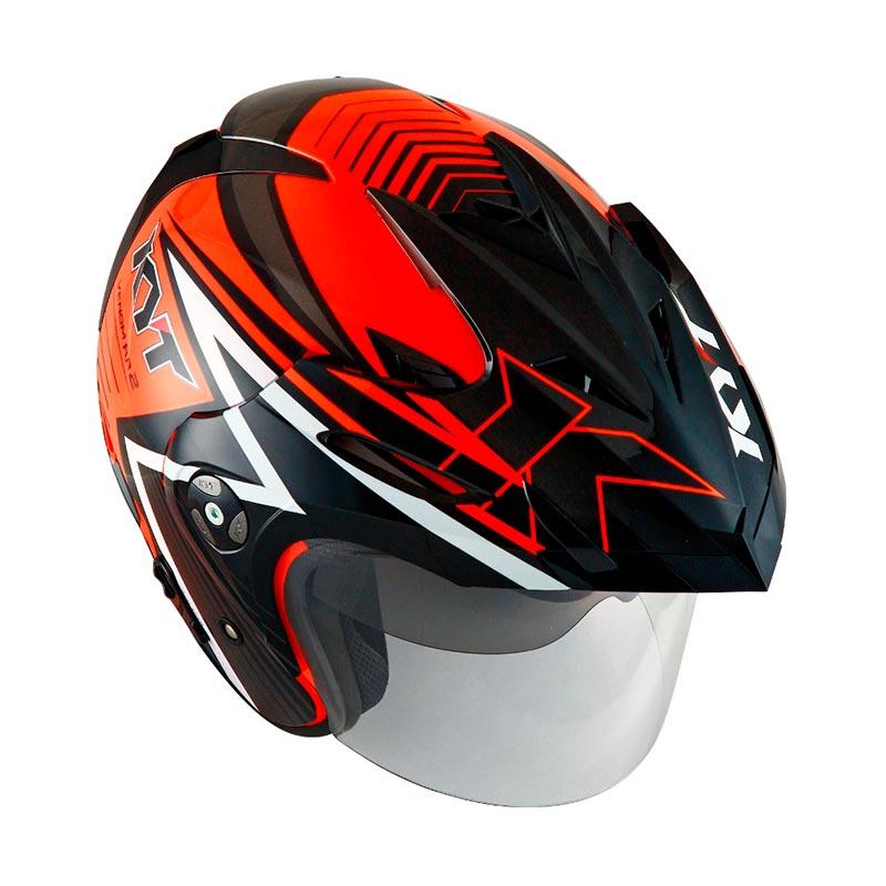 Jual KYT Venom RR 2 Radiation Super Fluo Edt Helm Half