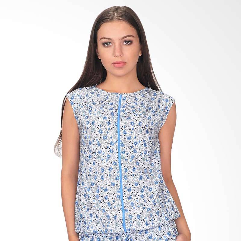 Ulasan Harga SJO & Simpaply Natalia Print Womens Dress - White Review Terbaru -
