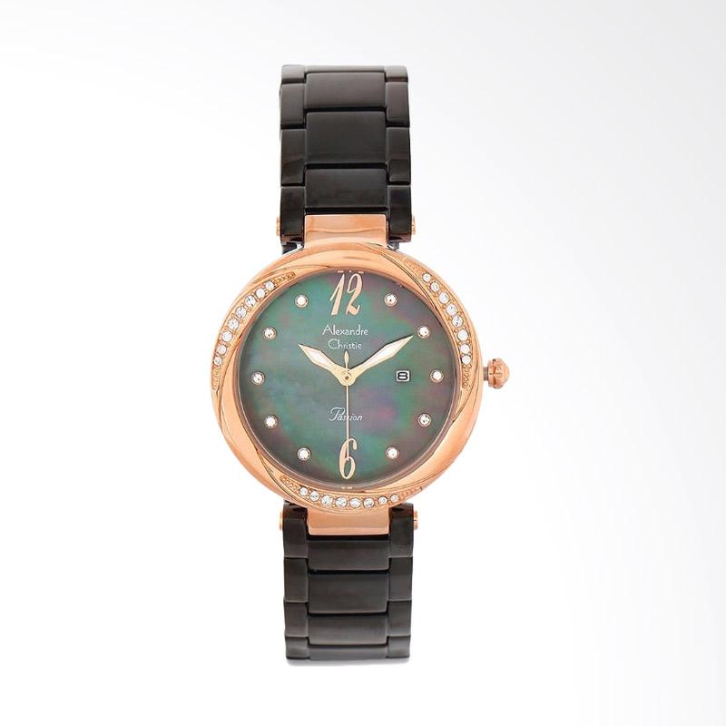 jual alexandre christie 2653 jam tangan wanita black gold harga kualitas jual alexandre christie 2653 jam tangan wanita black gold harga kualitas