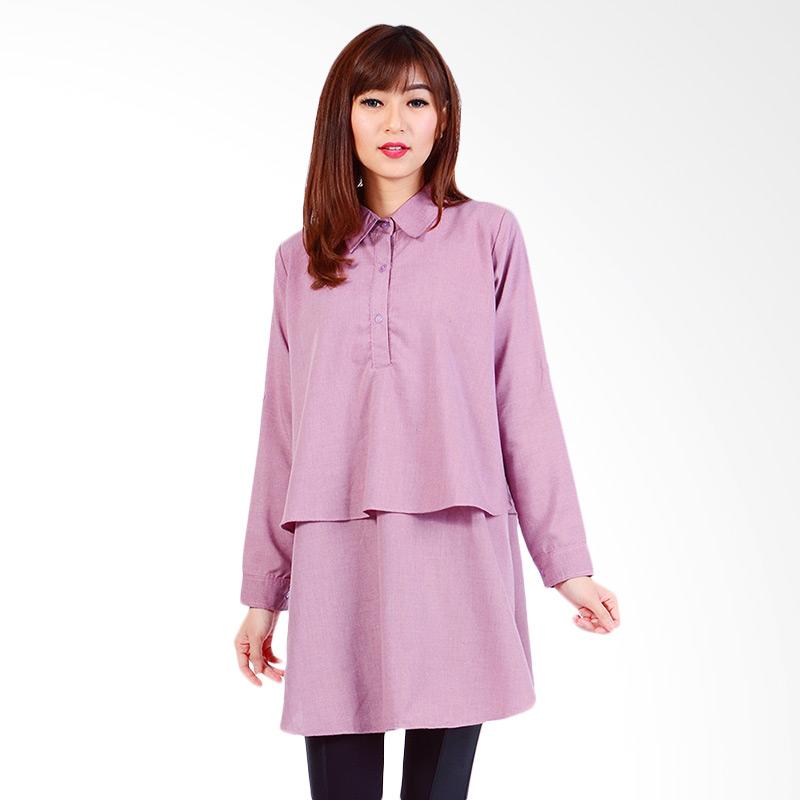 Jual Jfashion Tunik Kemeja Tangan Panjang Atasan Wanita Jual Jfashion Tunik Kemeja Tangan Panjang Atasan Wanita
