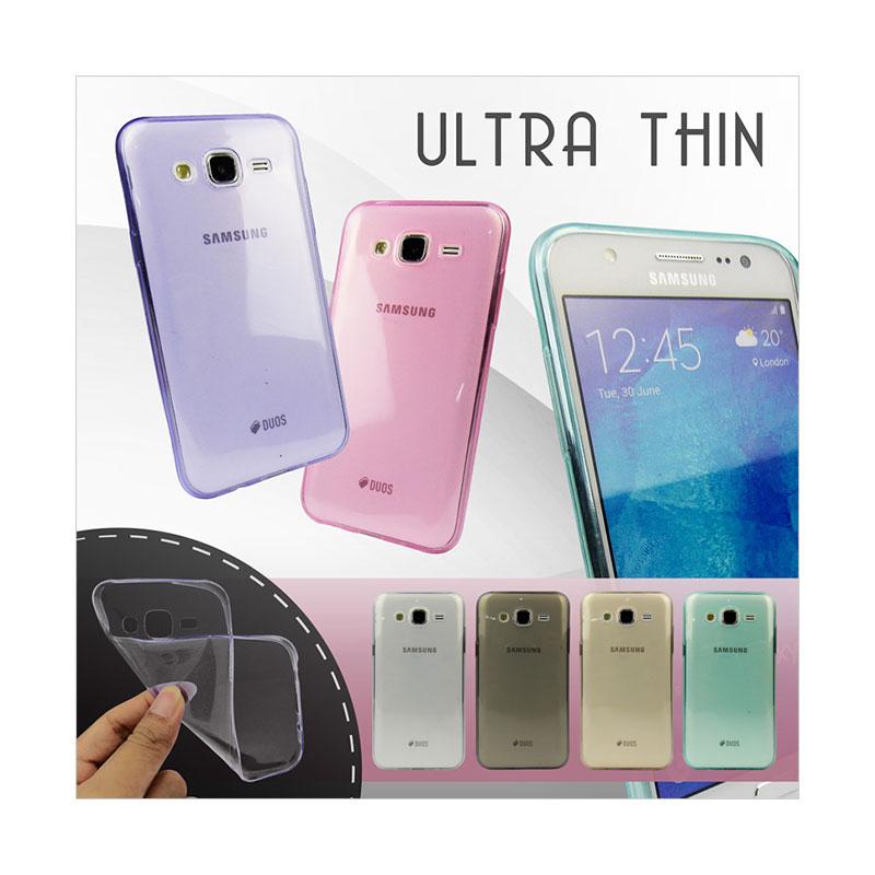 Jual Ultrathin Transparant Softcase Casing for Vivo V3 - Biru Online