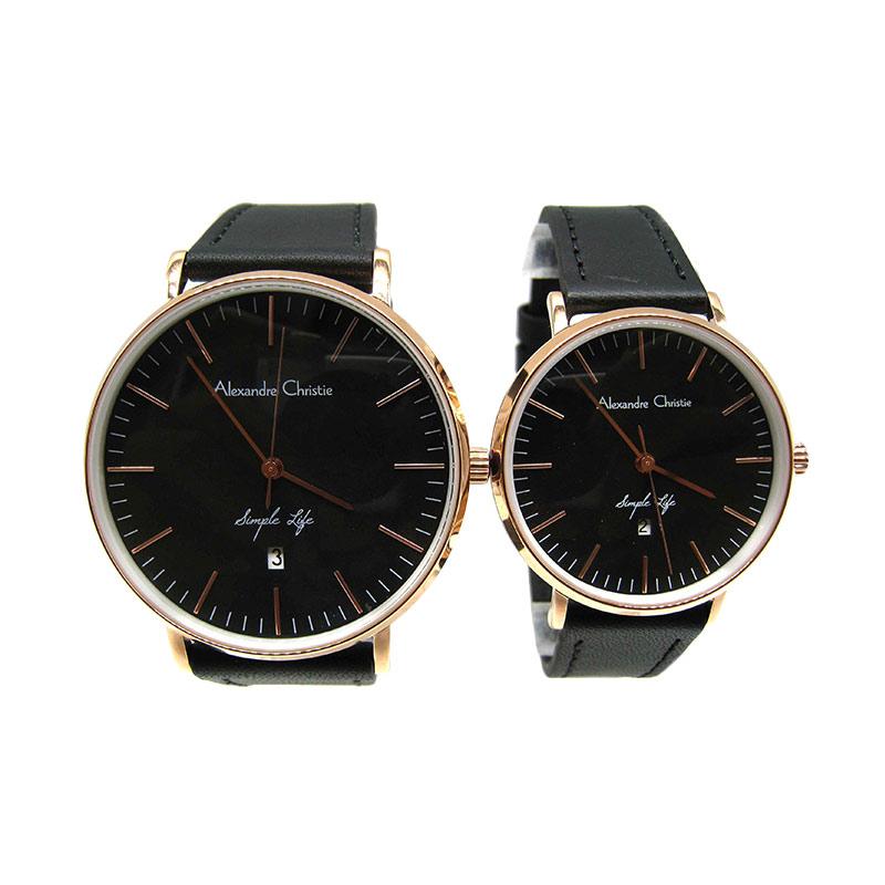 Jual Alexandre Christie 8419 Couple Jam Tangan - Rose Gold