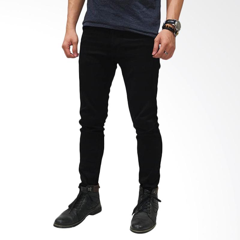 Jual Frozenshop com Skinny Celana  Jeans  Pria Hitam  Polos  