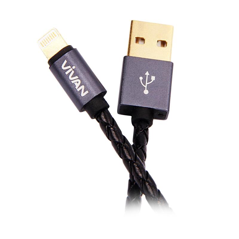 jual vivan pl100 kabel lightning for iphone 5 5s 6 6s hitam 1 m garansi resmi harga jual vivan pl100 kabel lightning for iphone 5 5s 6 6s hitam 1 m garansi resmi harga