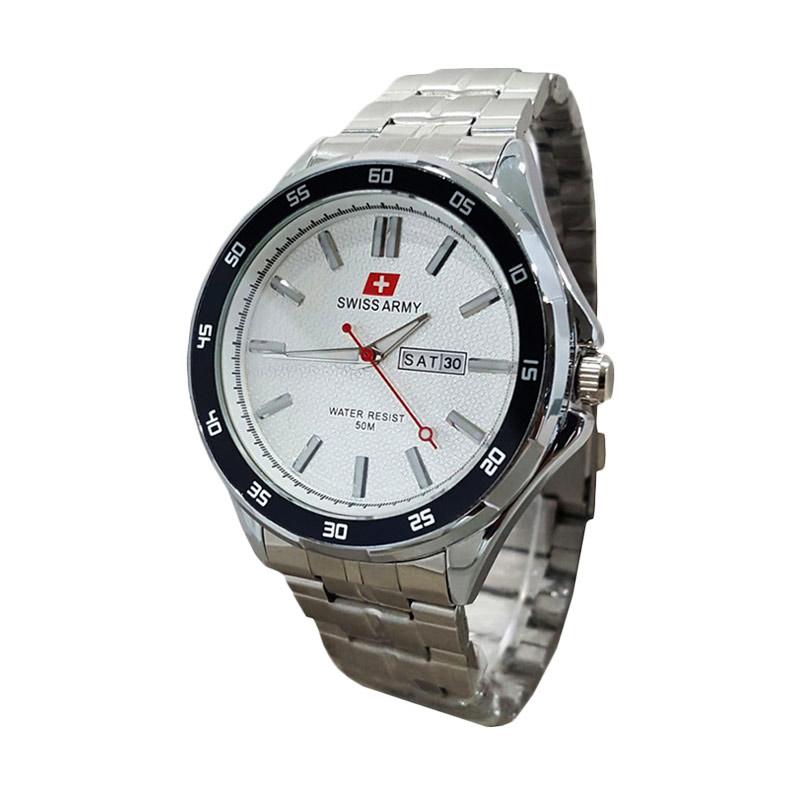 jual swiss army sa5058 stainless steel jam tangan pria jual swiss army sa5058 stainless steel jam tangan pria