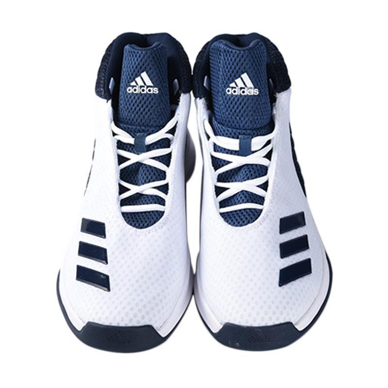 Jual adidas Men Basketball NBA Court Fury 2016 White Navy