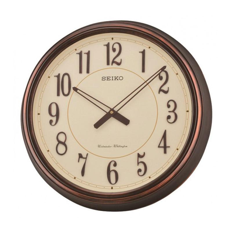 Promo SEIKO QXD212B Westminster Dual Chime Wall Clock Jam Dinding