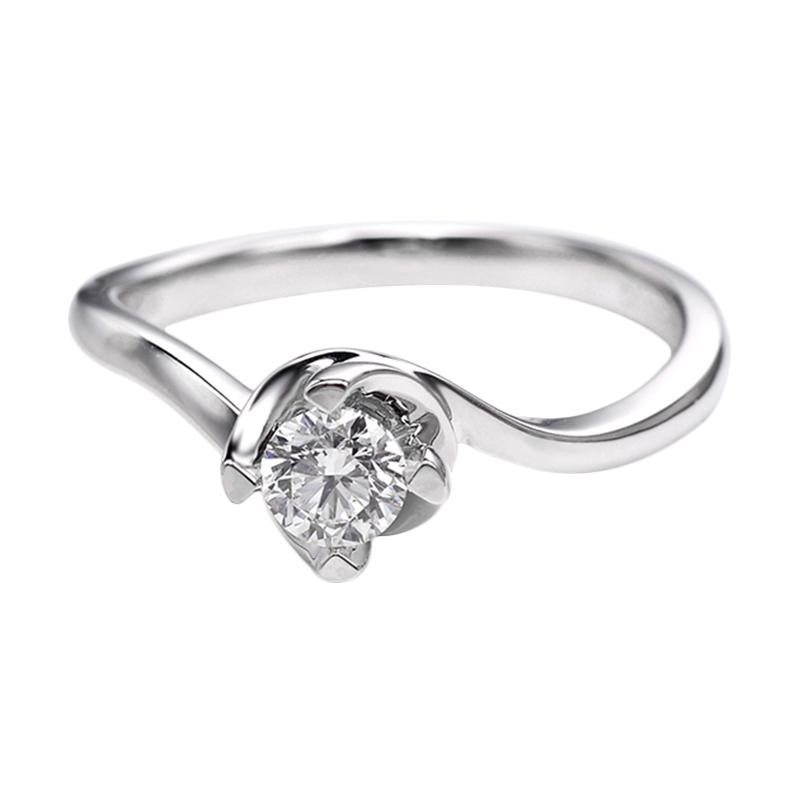 Jual Tiaria DHTXDFJ027 Perhiasan Cincin  Emas Putih dan 