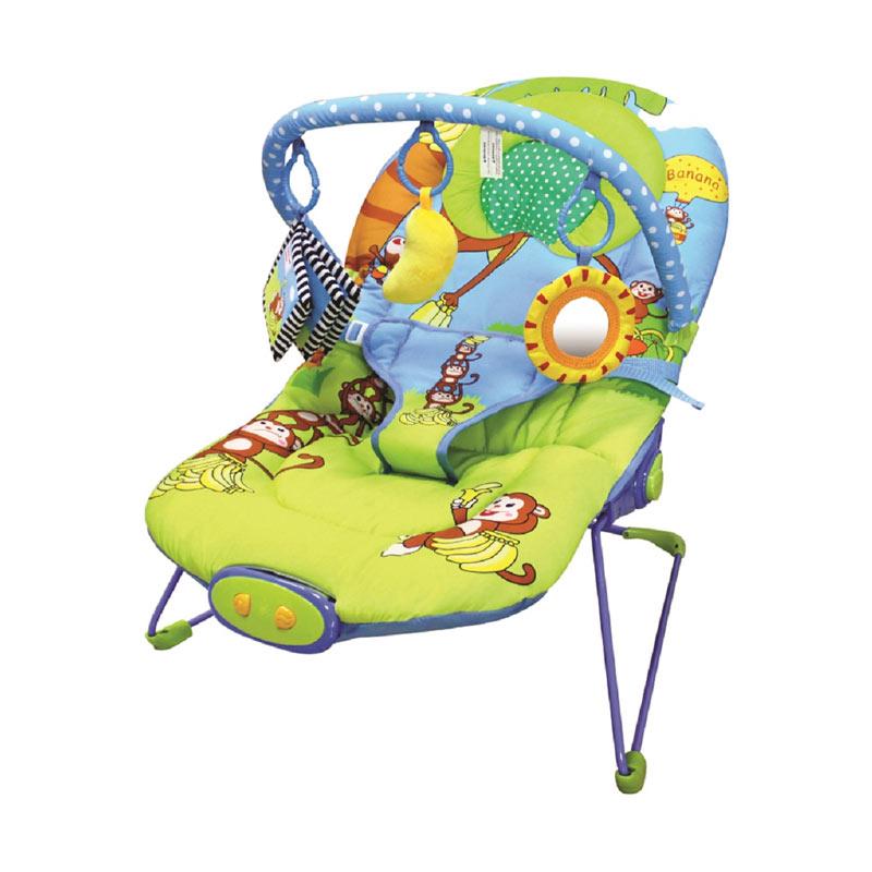 Promo Pumpee Adjustable Monkey and Banana Baby Bouncer Tempat Duduk