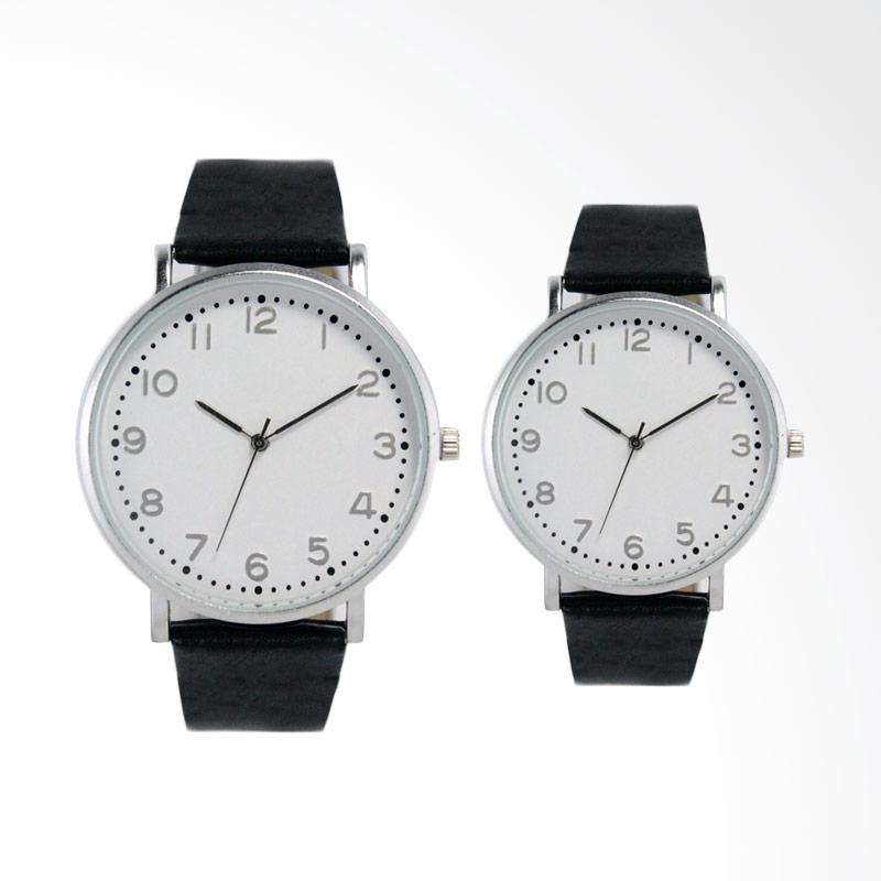 jual fin 251a cp jam tangan pria dan wanita analog black white harga jual fin 251a cp jam tangan pria dan wanita analog black white harga