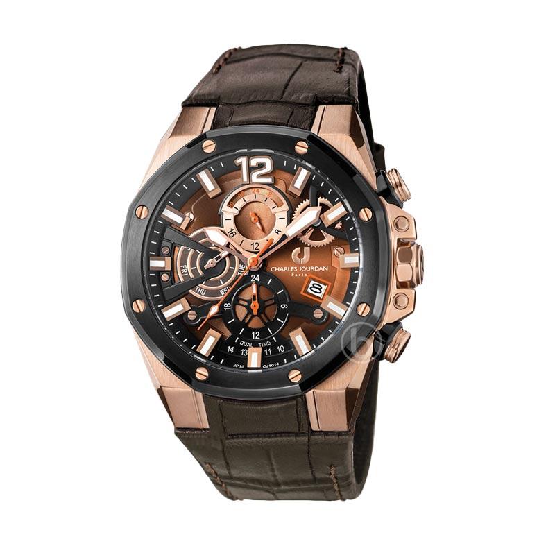 jual charles jourdan chronograph cj1014 1545c jam tangan pria gold harga jual charles jourdan chronograph cj1014 1545c jam tangan pria gold harga