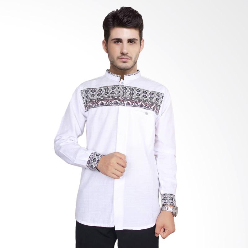 Jual Fayruuz Baju Koko Songket Lengan Panjang Muslim Pria Jual Fayruuz Baju Koko Songket Lengan Panjang Muslim Pria