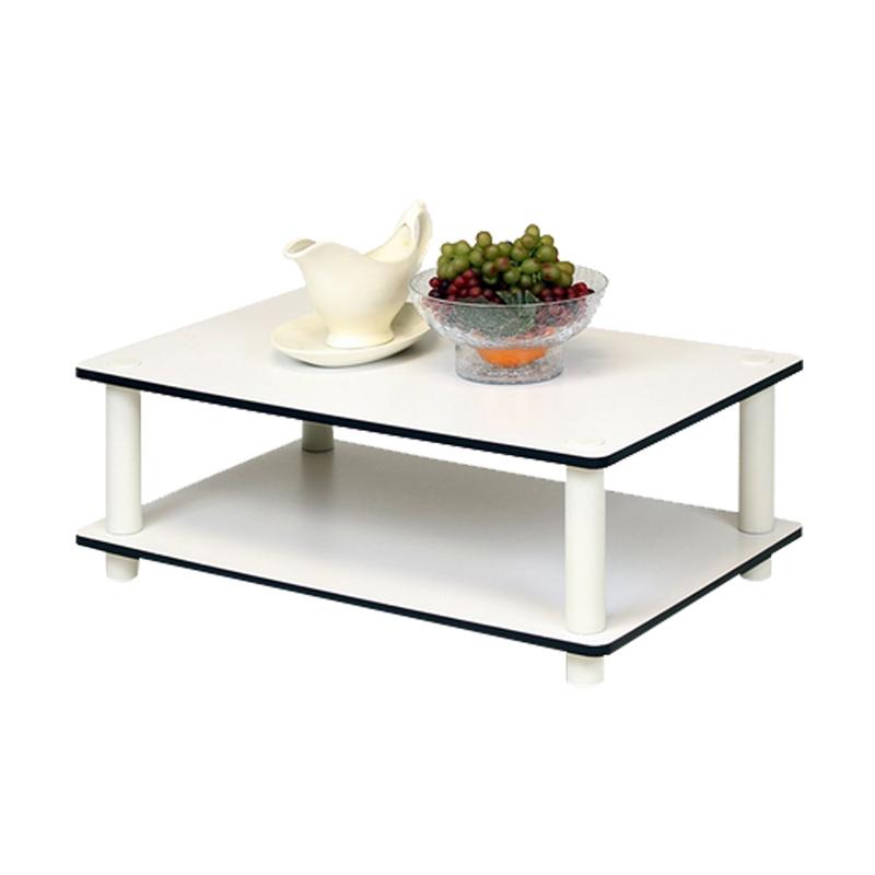 Jual Funika 11172 WH(Ex)-WH Coffee Table - Putih [2 Tingkat] di Seller