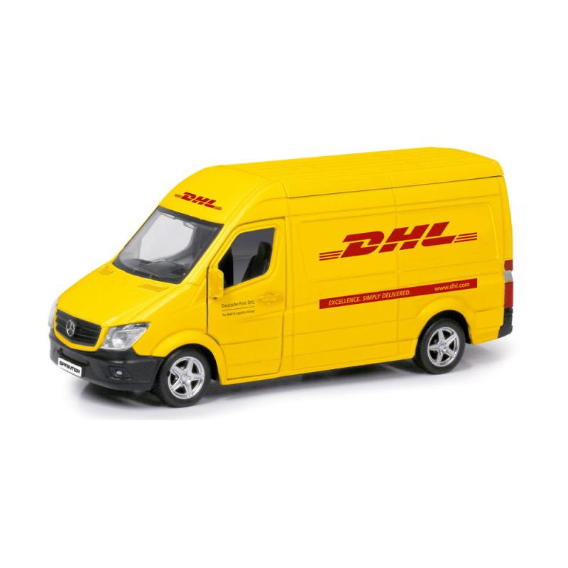 Jual RMZ City Mercedes Benz Sprinter Van DHL Cargo Pullback Diecast [1
