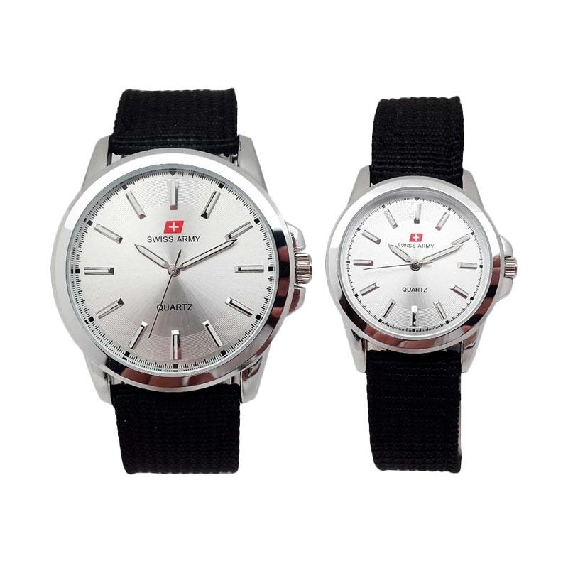 Harga Swiss Army SA X-11081100BG Jam Tangan Couple - Hitam 