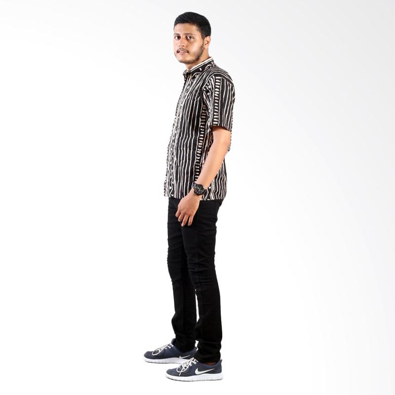 Jual Daily Deals - Batik Nulaba Cap Kemeja Pria Lengan