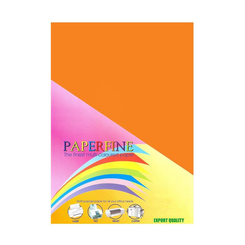 Promo Paperfine Kertas HVS Warna - Saffron Coklat Muda Jingga [A3/ Isi