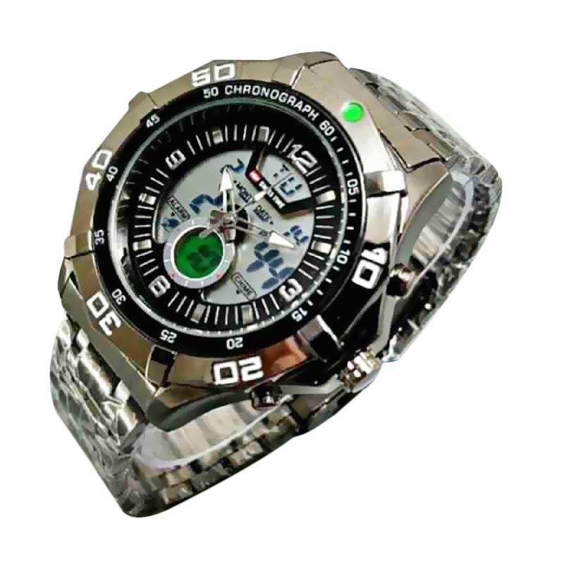 âˆš Swiss Army Sa272829ad Dual Time Jam Tangan Pria - Hitam