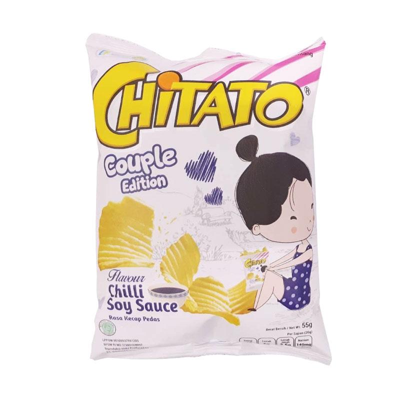 Jual Chitato Snack Potato Chips Couple Chilli Soy Sauce Makanan Kering