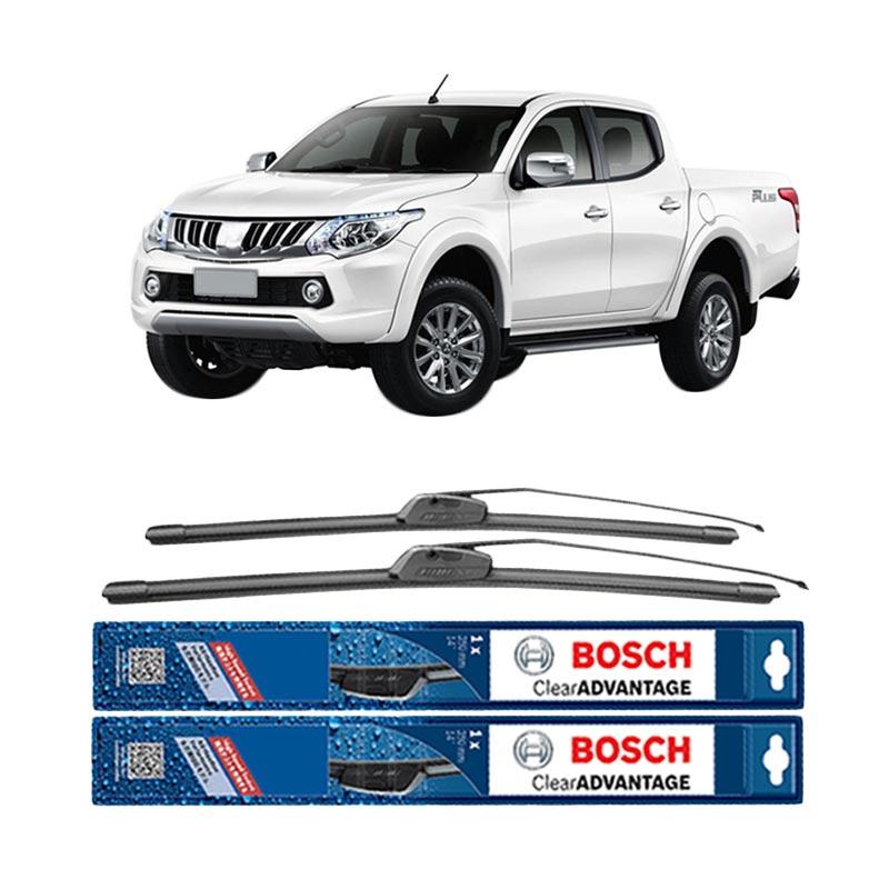 Promo Bosch Wiper Mobil Mitsubishi Strada Triton Frameless New Clear