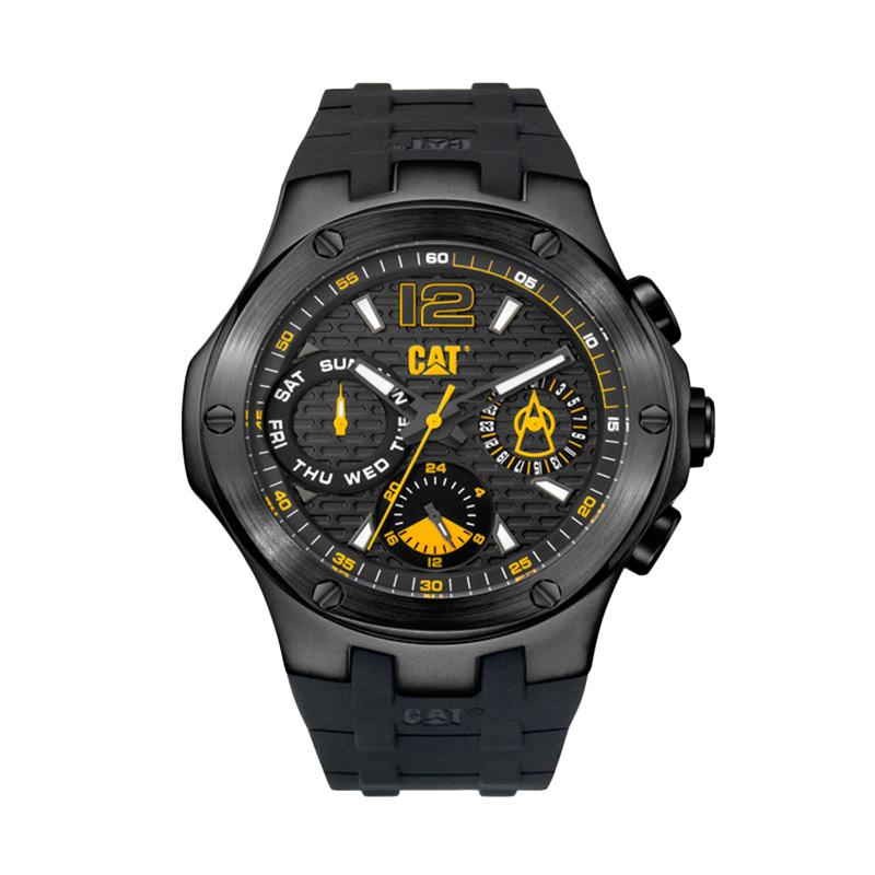 Jual Caterpillar Cat A1.169.21.131 Chrono Rubber Strap Jam Tangan Pria