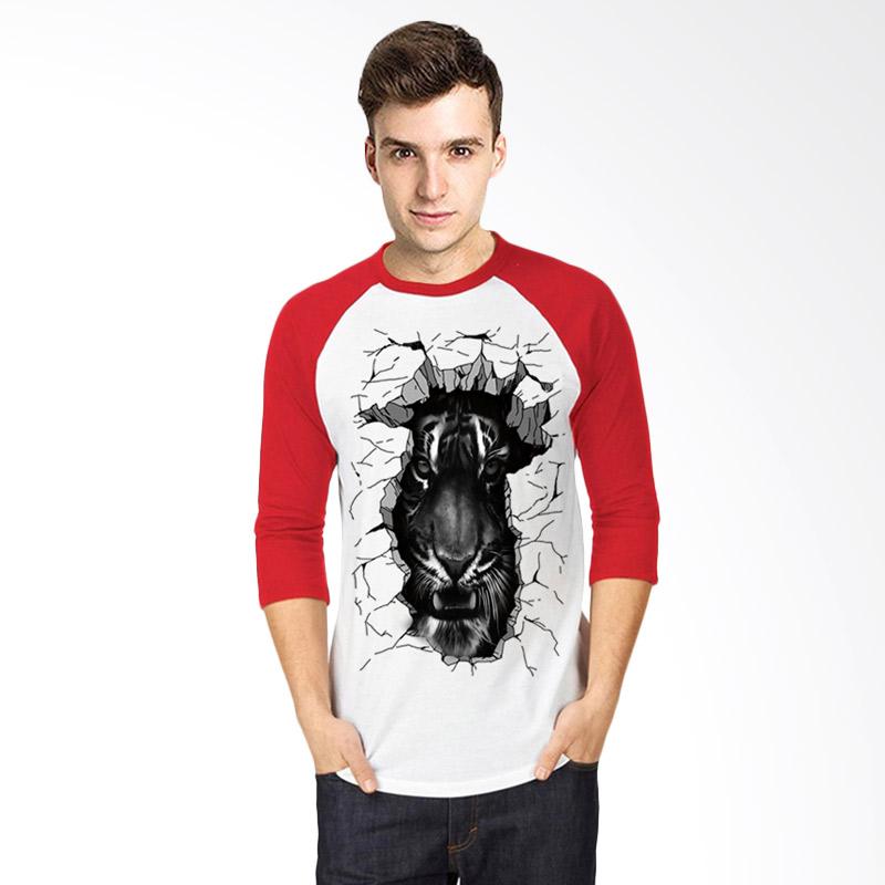 jual t shirt 3d harimau kaos raglan pria jual t shirt 3d harimau kaos raglan pria