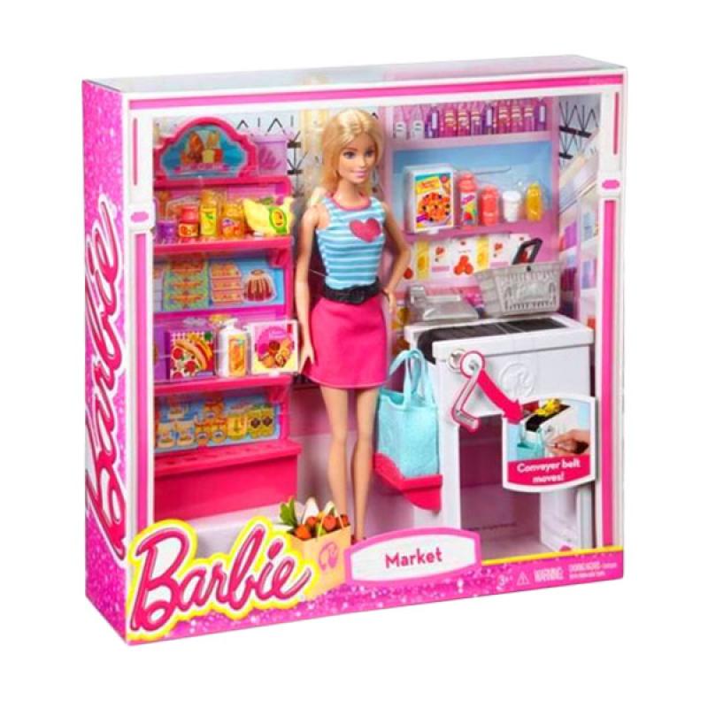 Jual Barbie Malibu Ave Grocery Store w/ Doll Original Item 