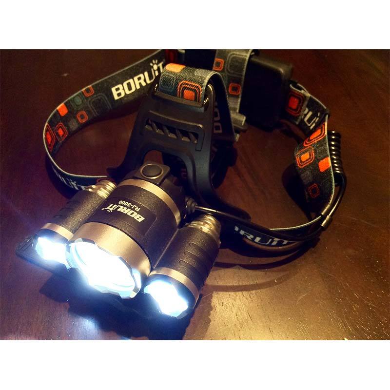 Jual Boruit Cree XM-L T6 5000 Lumens Headlamp JK0009