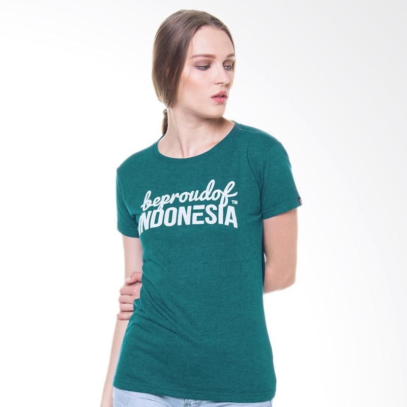 Jual Be Proud of Indonesia Logo Twotone Toska Atasan