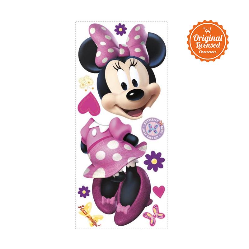 Jual Minnie Mouse Bow-Tique Giant Wall Decal Wallpaper 