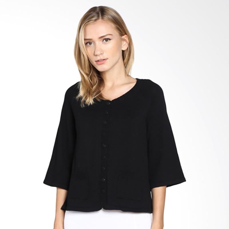 jual noir sur blanc 3 4 sleeve vip knitwear cardigan jual noir sur blanc 3 4 sleeve vip knitwear cardigan