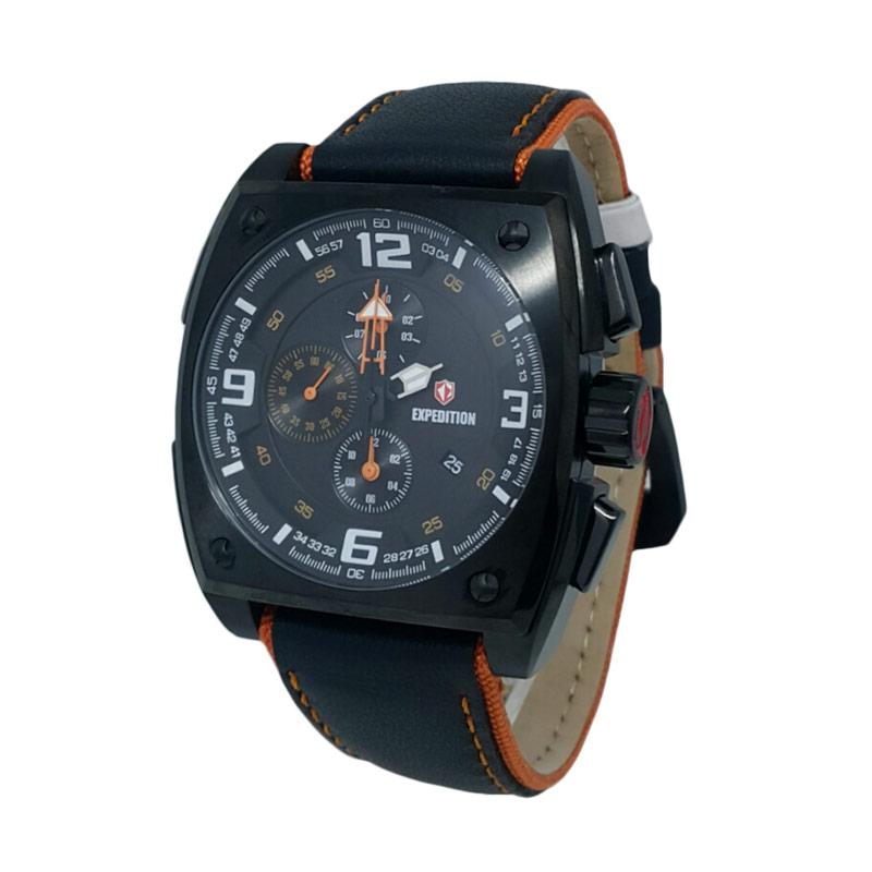 Jual Expedition Chronograph Tali Kulit Jam Tangan Pria