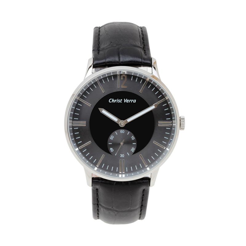 Jual Christ Verra CV 52297G-21 BLK Leather Casual Men's 