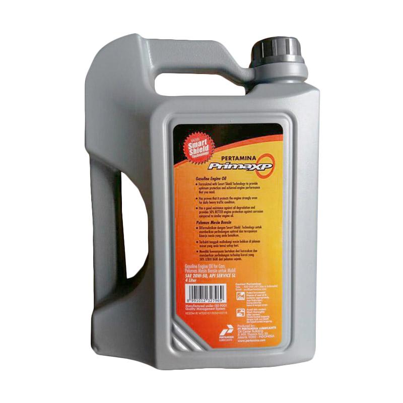 Jual Pertamina Prima XP SAE 20w - 50 API SL Oli Pelumas