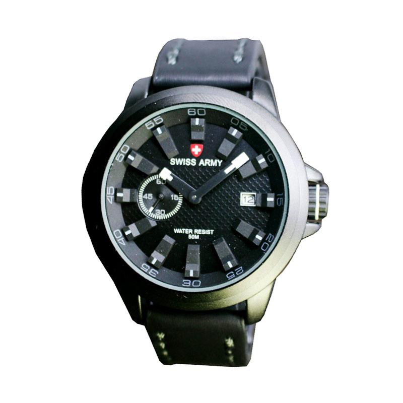 jual swiss army mbw 008x0e r tali kulit jam tangan pria jual swiss army mbw 008x0e r tali kulit jam tangan pria