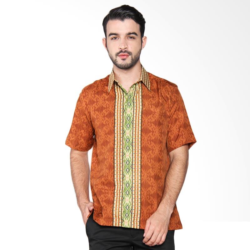 jual batik adikusuma hem batik layangan kembang atasan pria cokelat 732290106 jual batik adikusuma hem batik layangan kembang atasan pria cokelat 732290106