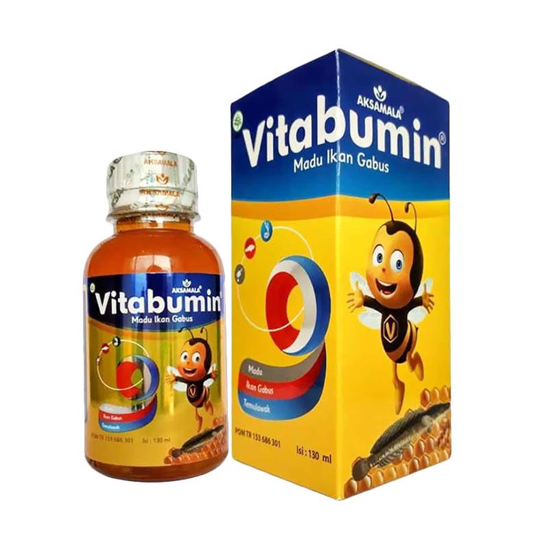 Jual Vitabumin Madu Ikan Gabus Tumbuh Kembang Anak Multivitamin [130 mL