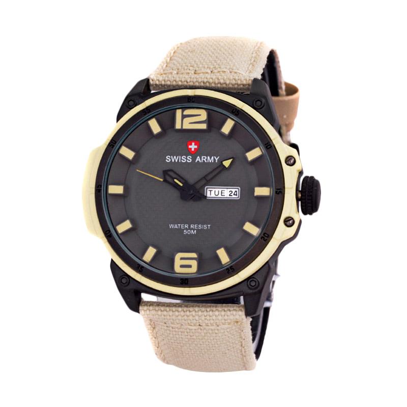 Jual Swiss Army D46H135SA3268MCRM Daydate Jam Tangan Pria 