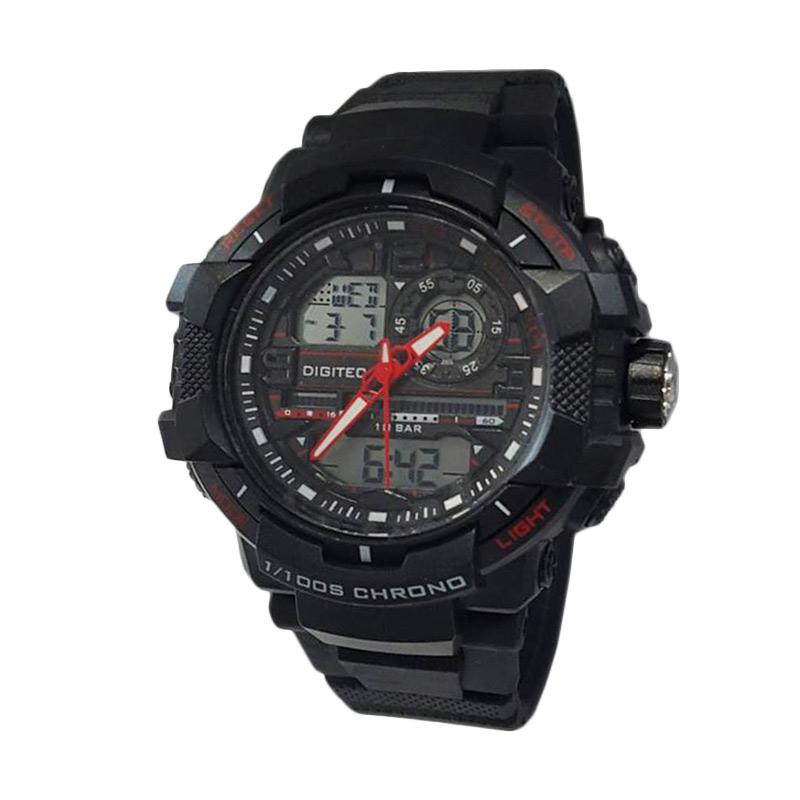 Jual Digitec DG-3021T Dual Time Jam Tangan Pria - Hitam 