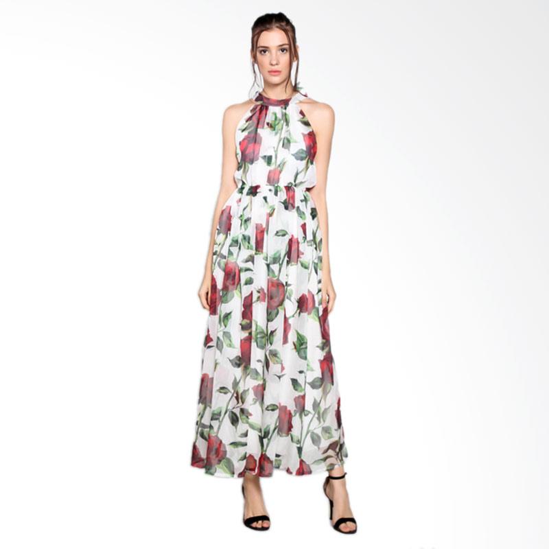 Jual Papercut Fashion Gala Sleeveless Chiffon Rose Dress