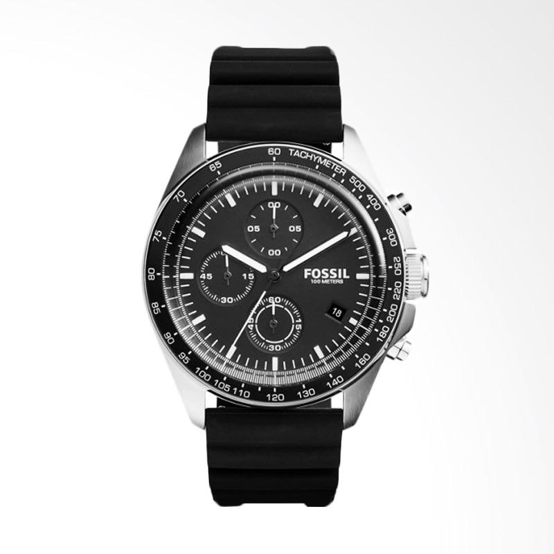 Jual Fossil Sport 54 Chronograph Silicone Watch Jam Tangan 