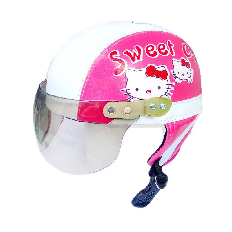 jual jbx helmet retro karakter helo helm anak pink jual jbx helmet retro karakter helo helm anak pink