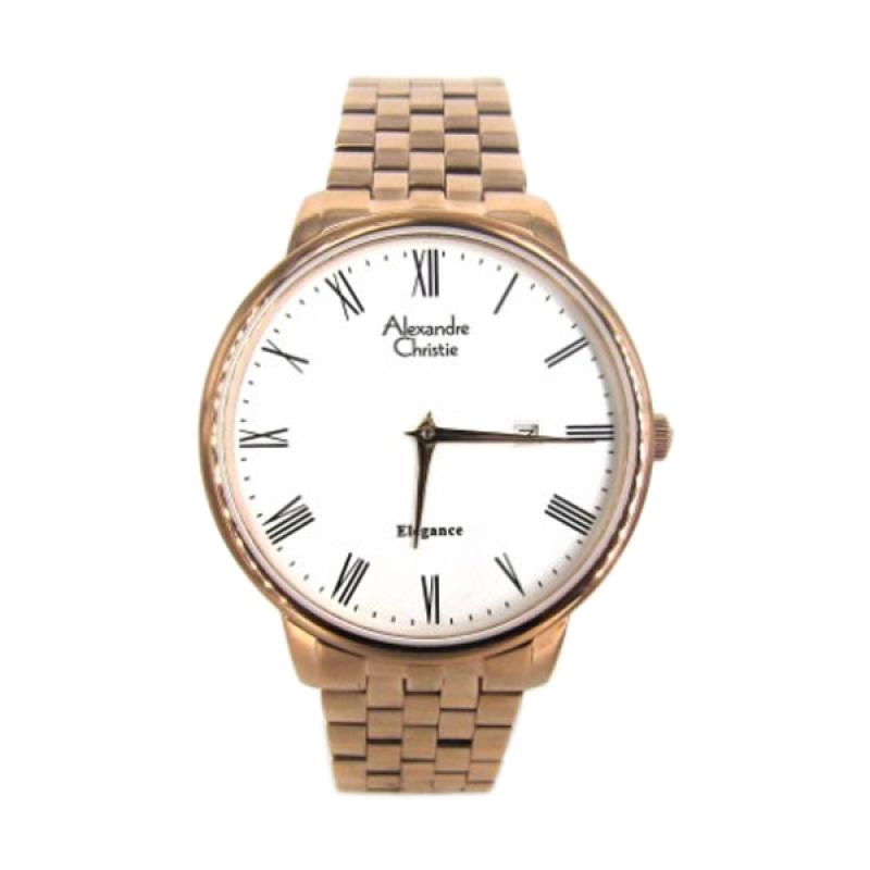 jual alexandre christie stainless steel jam tangan pria rosegold 8487 harga jual alexandre christie stainless steel jam tangan pria rosegold 8487 harga