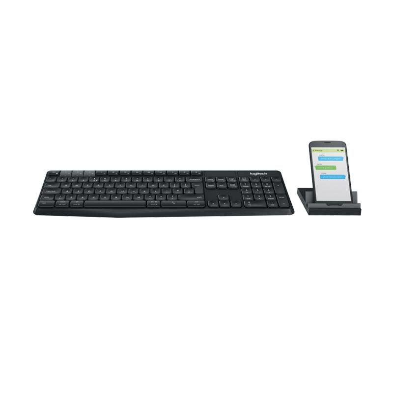Jual Logitech K375s MultiDevice Wireless Keyboard & Stand Combo [920