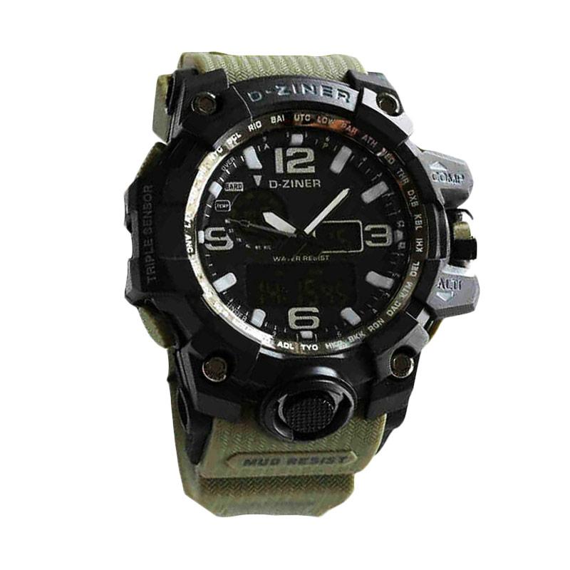 jual d ziner dz8009 jam tangan pria dual time bonus jual d ziner dz8009 jam tangan pria dual time bonus