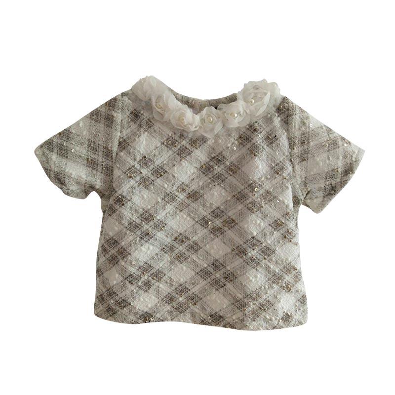 Jual Little Superstar A030G Tweed Tops Atasan Anak