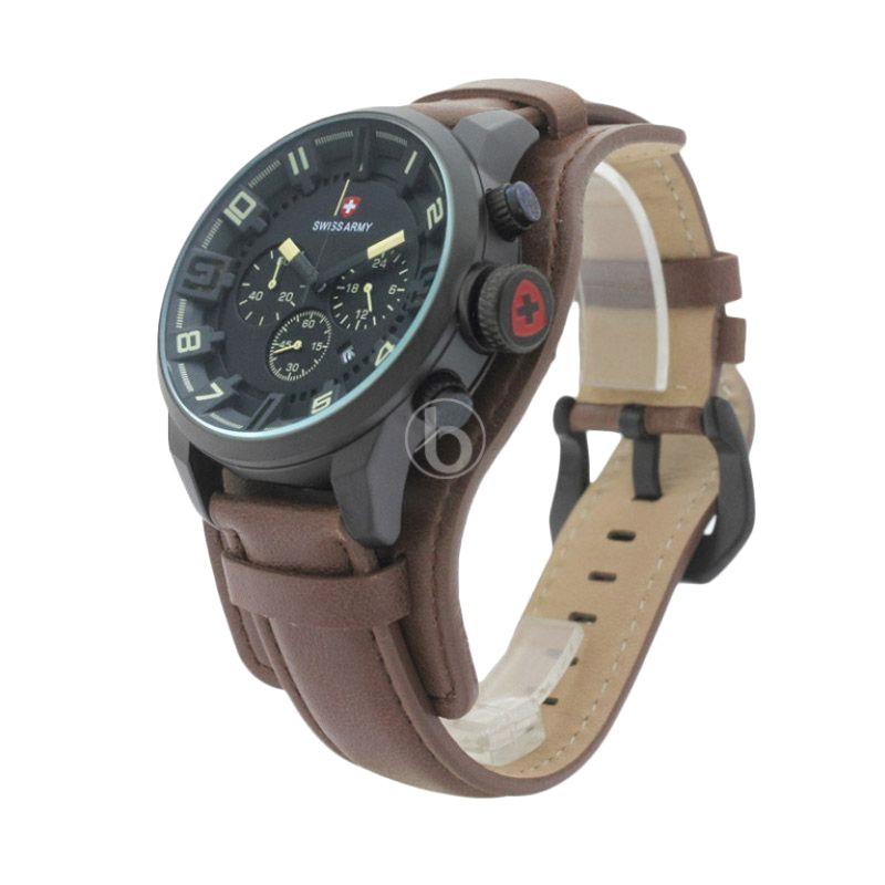 Jual Swiss Army PMG-119 Stopwatch Chronograph Jam Tangan 