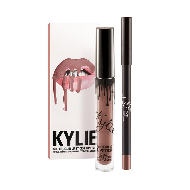 Jual Kylie Cosmetics Lip Kit Liquid Matte and Lip Liner Original Moon