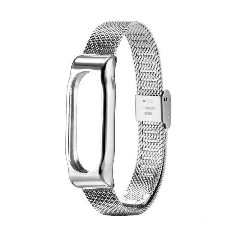 jual mijobs original milan stainless steel wrist for xiaomi mi band 2 silver jual mijobs original milan stainless steel wrist for xiaomi mi band 2 silver