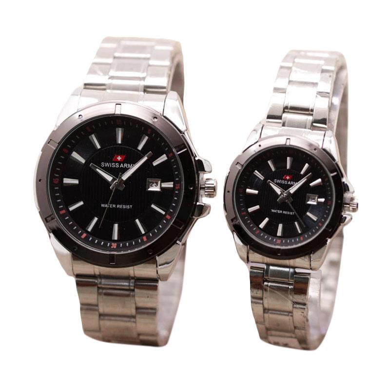 jual swiss army sa 1240 jam tangan silver black jual swiss army sa 1240 jam tangan silver black